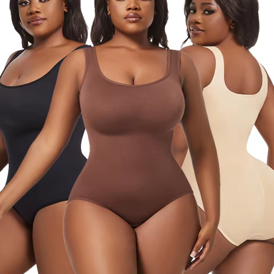 Seamless scoop neck bodysuit